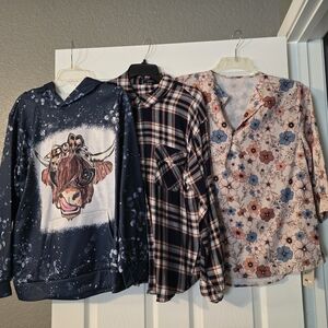 Trendy Women's Tops - Set of 3